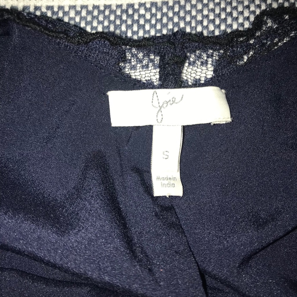 Joie like new navy blue lace dress